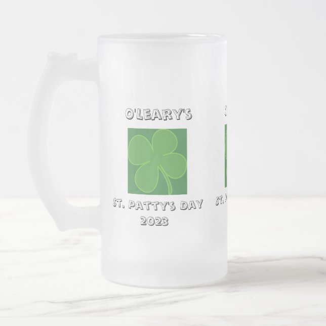 Vorlage für das St. Patrick's Day Party Tasse (Links)