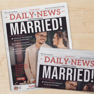 Vorlage für das Wedding Newspaper Programm