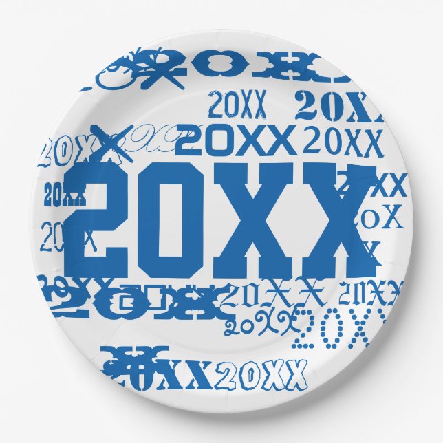 Vorlage für den Abschluss eines Großmusters Pappteller (Vorderseite)