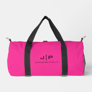 Vorlage für den Anfangsbuchstaben des benutzerdefi Duffle Bag
