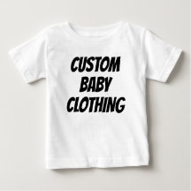 Vorlage für den benutzerdefinierten Baby-T - Shirt