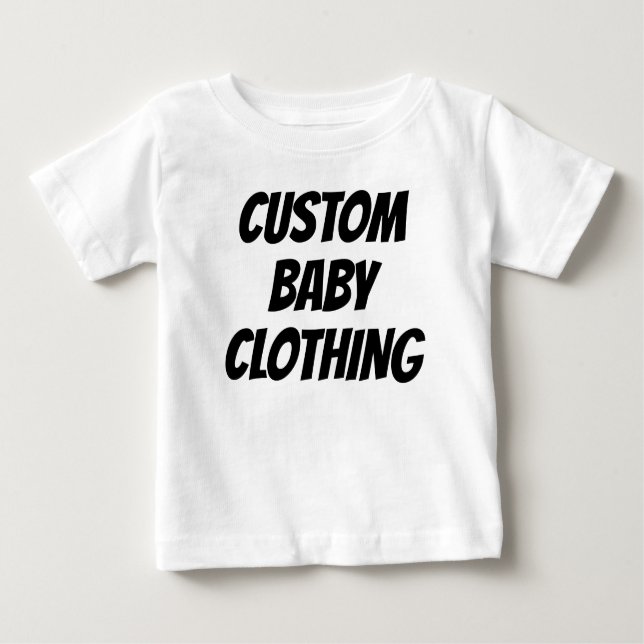 Vorlage für den benutzerdefinierten Baby-T - Shirt (Vorderseite)