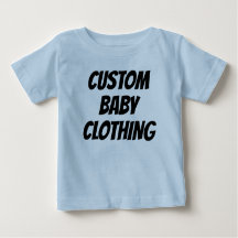 Vorlage für den benutzerdefinierten Baby-T - Shirt