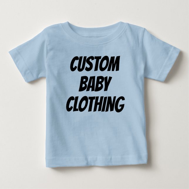 Vorlage für den benutzerdefinierten Baby-T - Shirt (Vorderseite)