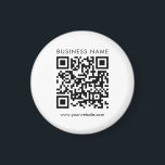 Vorlage für den benutzerdefinierten QR-Code für Lo Magnet<br><div class="desc">Laden Sie hier den QR-Code Ihres Unternehmens individuell hoch und fügen Sie Text Elegant Modern Template Small Circle Magnet hinzu.</div>