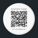Vorlage für den benutzerdefinierten QR-Code für Lo Magnet<br><div class="desc">Laden Sie hier den QR-Code Ihres Unternehmens individuell hoch und fügen Sie Text Elegant Modern Template Standard Circle Magnet hinzu.</div>