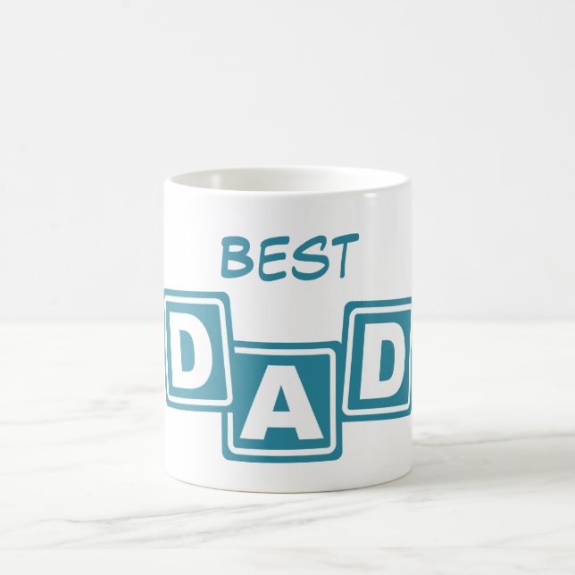 Vorlage für den besten Vater Tasse (Mittel)
