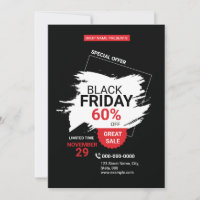 Vorlage für den Black Friday Promotion Sale-Flyer