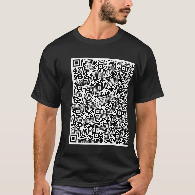 Vorlage für den Design QR-Code-T - Shirt personali (Vorderseite)