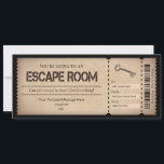 Vorlage für den Escape Room Geschenkgutschein<br><div class="desc">Entdecken Sie die Spannung mit unserem Editable Escape Room Ticket Template! Dieser rustikal inspirierte Geschenkgutschein lädt Sie ein, jedes Detail zu gestalten. Mit dem Charme des gealterten Papiers erweckt diese Vorlage den Reiz des Abenteuers. Bearbeiten Sie den gesamten Text, um ein personalisiertes Escaperaum-Erlebnis zu schaffen, das perfekt zu Ihrem Ereignis...</div>