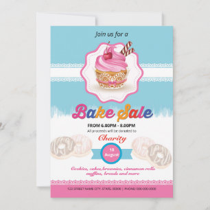 Vorlage für den Flyer "Bake Sale"
