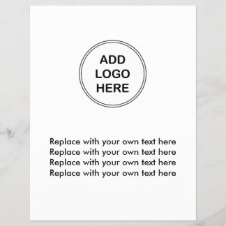 Vorlage für den Flyer von Firmenlogos