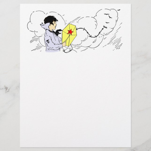 Vorlage für den Flyer von Windy Kite Flying Day (Vorne)