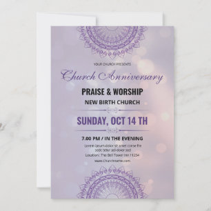 Vorlage für den Flyer zum Jahrestag der Kirchenfei