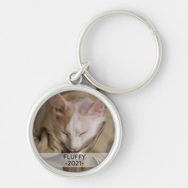 Vorlage für den Foto für Katzen Schlüsselanhänger (Vorne)