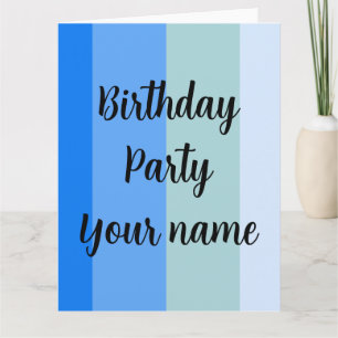 Vorlage für den Geburtstag