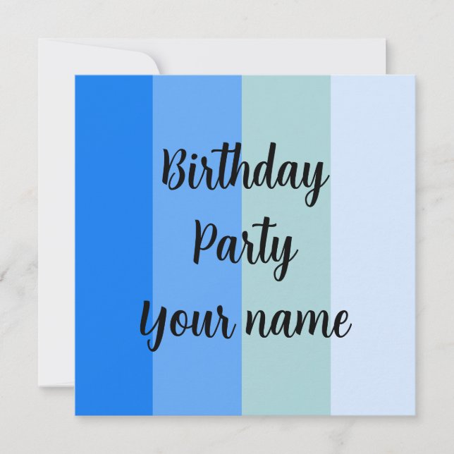 Vorlage für den Geburtstag (Vorderseite)