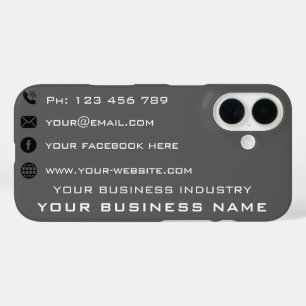 Vorlage für den iPhone-Fall der personalisierten V iPhone 16 Hülle