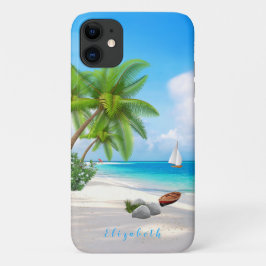 Vorlage für den Namen der Caribbean Beach Illustra Case-Mate iPhone Hülle