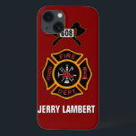 Vorlage für den Namen des Abzeichens der Feuerabte Case-Mate iPhone Hülle<br><div class="desc">Feuerabteilung Logo mit individualisierbaren Nummern. Ideal für Feuerwehrleute und Erste-Hilfe-Helfer. Klicken Sie auf Anpassen, um die Hintergrundfarbe vom Motor Rot auf etwas Anderes zu ändern. Personalisieren Sie mit Ihrem eigenen Namen.</div>