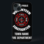Vorlage für den Namen des Freiwilligen Feuerwehrma Case-Mate iPhone Hülle<br><div class="desc">Logo der Rotfeuerwehr. Personalisieren Sie mit Ihrem Namen und Ihrer Abteilung. Ideal für Feuerwehrleute und Erste-Hilfe-Helfer.</div>