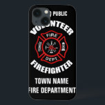 Vorlage für den Namen des Freiwilligen Feuerwehrma Case-Mate iPhone Hülle<br><div class="desc">Logo der Rotfeuerwehr. Personalisieren Sie mit Ihrem Namen und Ihrer Abteilung. Ideal für Feuerwehrleute und Erste-Hilfe-Helfer.</div>