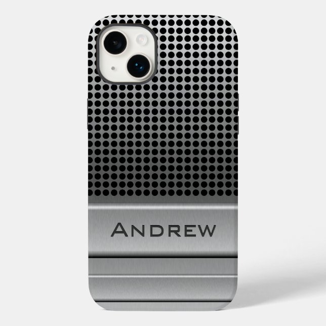 Vorlage für den Namen des Retro-Mikrofons Case-Mate iPhone Hülle (Rückseite)