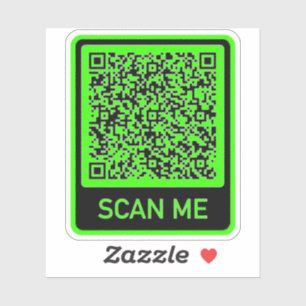 Vorlage für den QR-Autoaufkleber anpassen Aufkleber