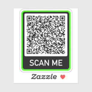 Vorlage für den QR-Autoaufkleber anpassen Aufkleber