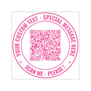 Vorlage für den QR-Briefmarke mit benutzerdefinier Permastempel