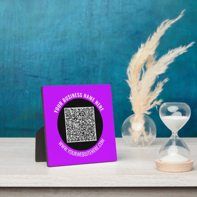 Vorlage für den QR-Code für Werbezwecke Fotoplatte (InSitu)