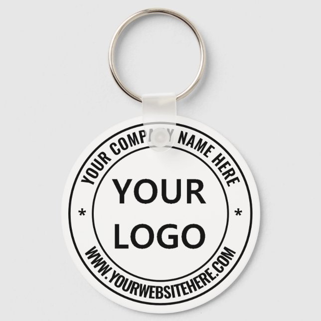 Vorlage für den Schlüsselanhänger von Unternehmens (Vorderseite)