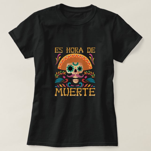 Vorlage für den T - Shirt Vector dia de los muerto (Design vorne)