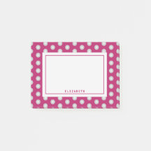 Vorlage für den tiefrosa Polka-Dot