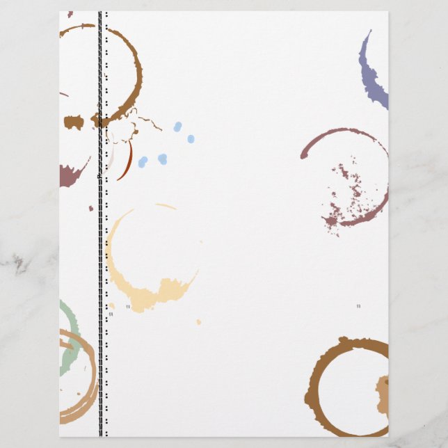 Vorlage für den Typ Art Coffee Stain Flyer (Vorne)