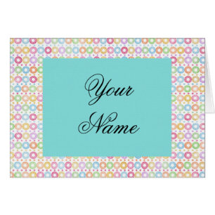 Vorlage für Designer-Mitteilungskarten