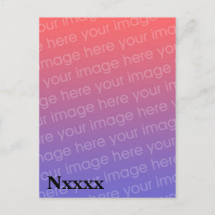 Vorlage für die Amateurfunkkarte QSL Postkarte