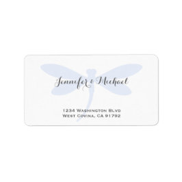 Vorlage für die benutzerdefinierte Farbdrachenadre Adressaufkleber