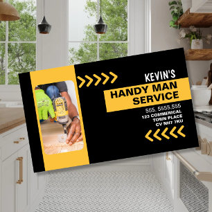 Vorlage für die berufliche Handyman-Visitenkarte Visitenkarte