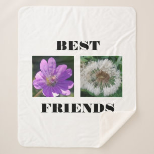 Vorlage für die besten Freunde" Sherpadecke