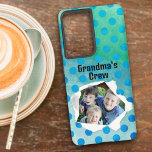 Vorlage für die blauen Punkte des Fotos mit benutz Samsung Galaxy Hülle<br><div class="desc">Dieses Template-Design bietet ein Foto von Jungs, die durch ein Lochpapier springen, das SIE durch Ihr Lieblings-Foto von Familienmitgliedern oder Haustieren ersetzen. Vielleicht müssen Sie mehrere Fotos ausprobieren, bevor Sie sich in die seltsame Form passen. Am besten funktioniert ein quadratisches Foto oder ein horizontales Foto mit Themen in der Mitte....</div>