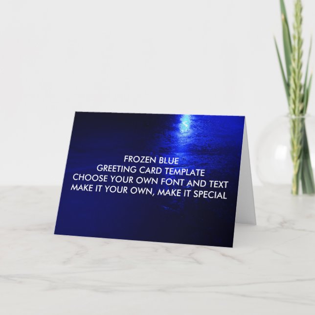 VORLAGE FÜR DIE BLUE GREETKARTE (Vorderseite)