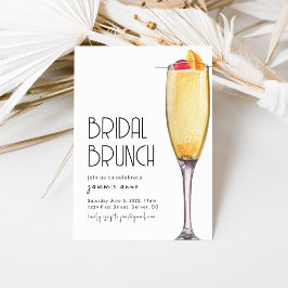 Vorlage für die Brautparty-Brunch-Party Einladung