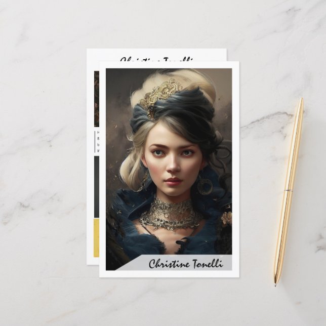 Vorlage für die Comp-Karte modellieren (Vorderseite/Rückseite Beispiel)