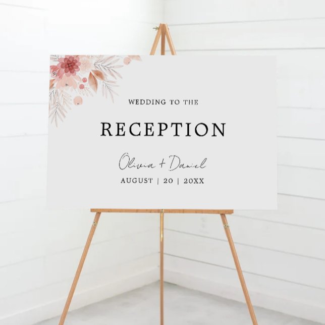 Vorlage für die Einladung von Wildblumen zur Hochz Poster (Von Creator hochgeladen)