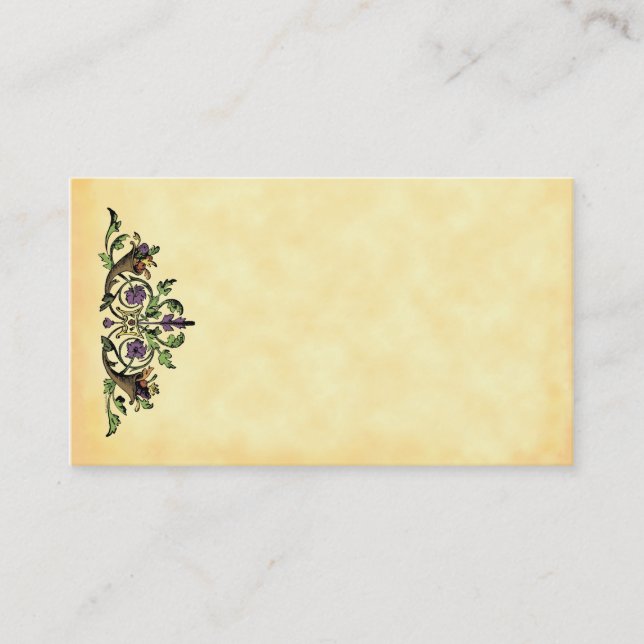 Vorlage für die Erntekorbkopie-Visitenkarte Visitenkarte (Vorderseite)