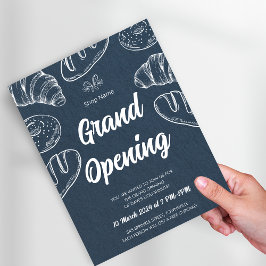 Vorlage für die Eröffnung des Konditorei Business  Flyer