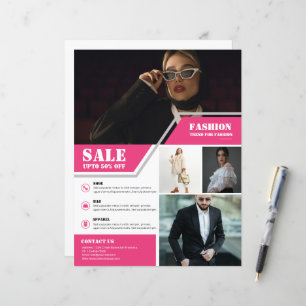 Vorlage für die Flyer-Werbeaktion