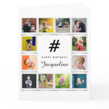 Vorlage für die Geburtstagskollektion jedes Alter