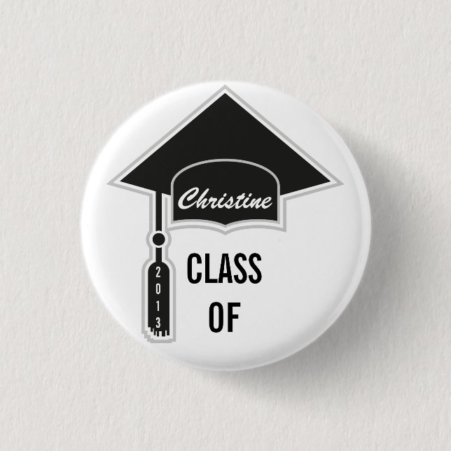 Vorlage für die Graduierungsklammern Button (Vorderseite)